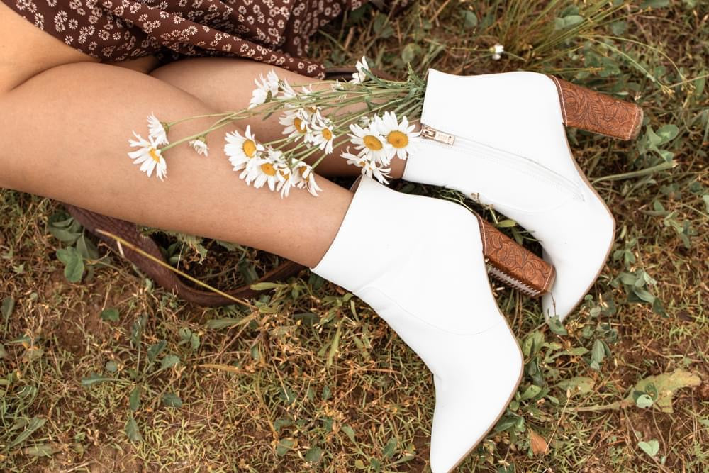 White western booties
