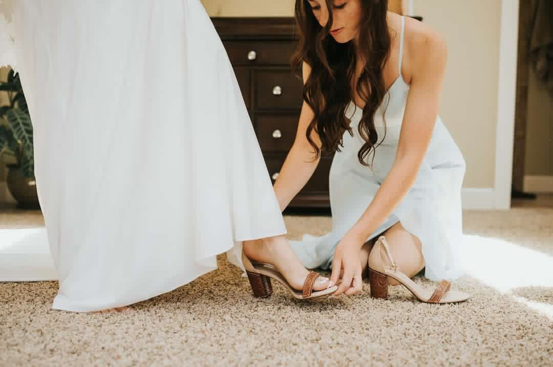 Tan heel