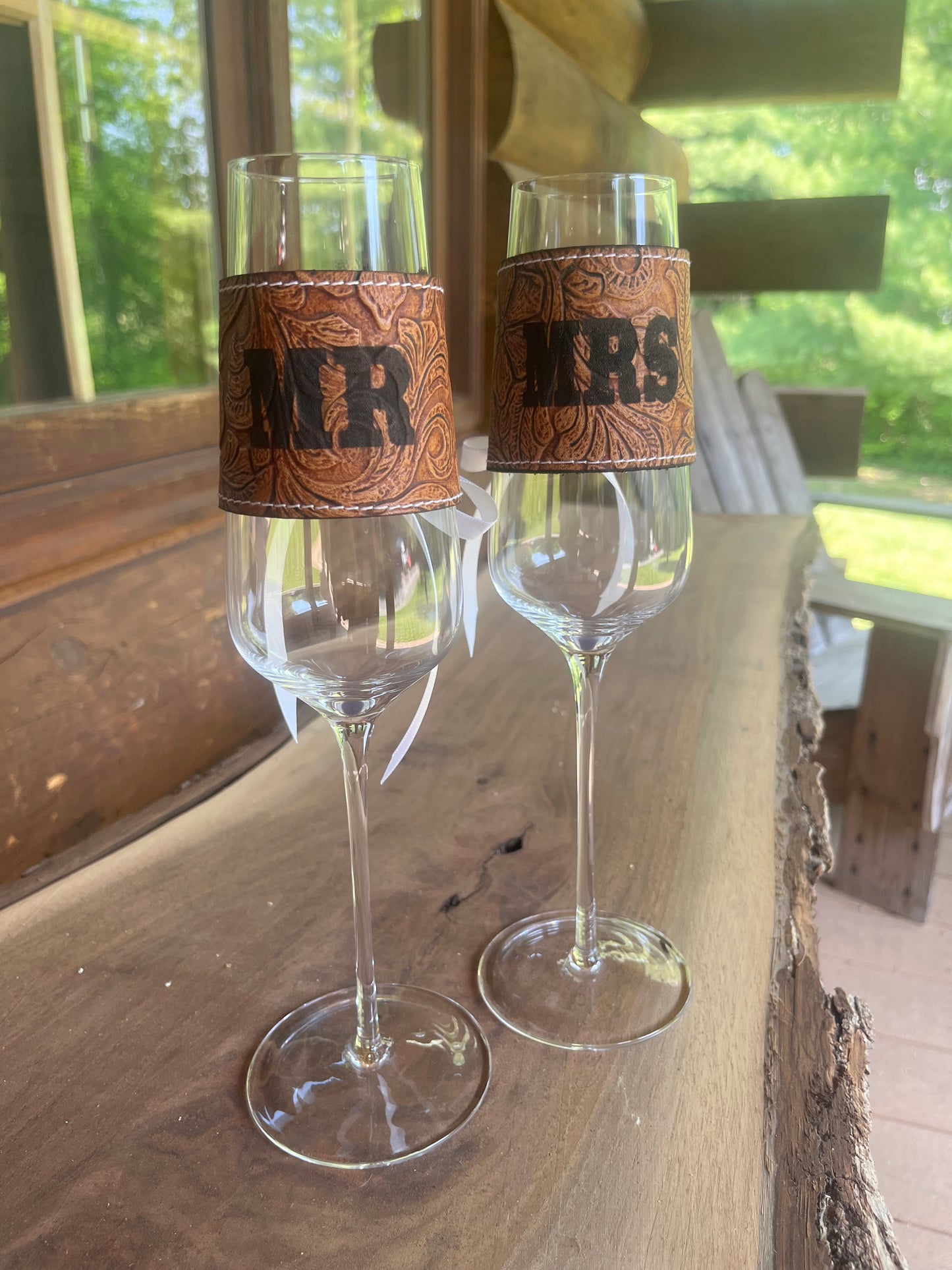 Champagne glass set
